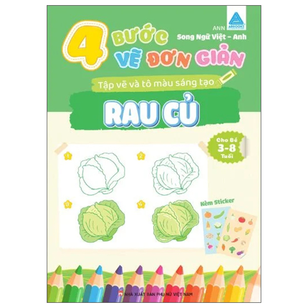 4 Bước Vẽ Đơn Giản - Tập Vẽ Và Tô Màu Sáng Tạo - Trái Cây - Ảnh 10