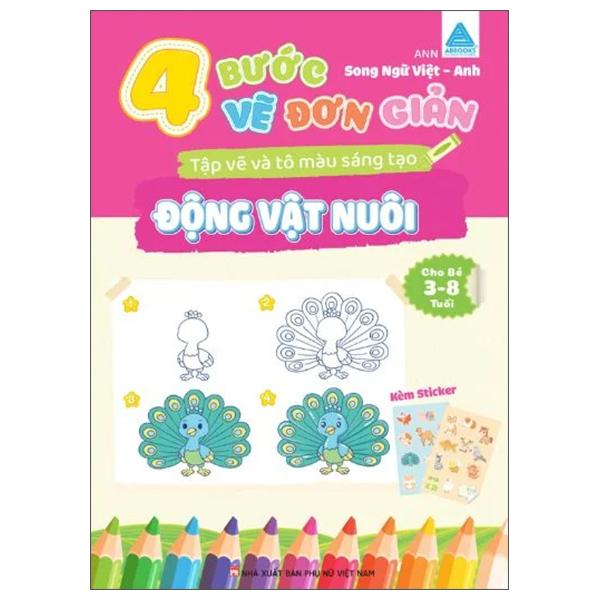 4 Bước Vẽ Đơn Giản - Tập Vẽ Và Tô Màu Sáng Tạo - Trái Cây - Ảnh 11