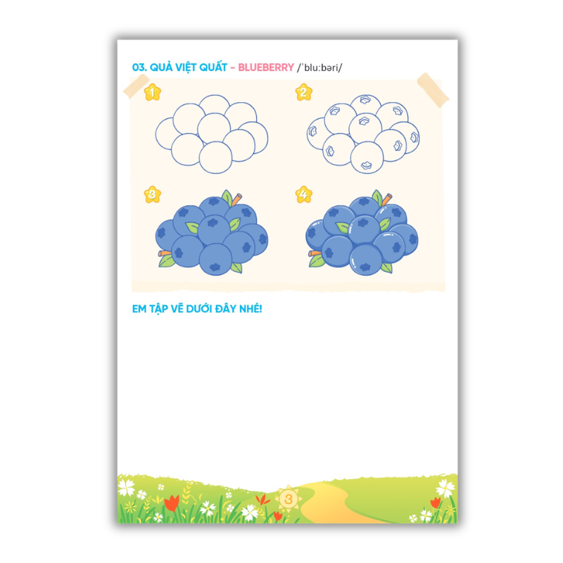 4 Bước Vẽ Đơn Giản - Tập Vẽ Và Tô Màu Sáng Tạo - Trái Cây - Ảnh 5