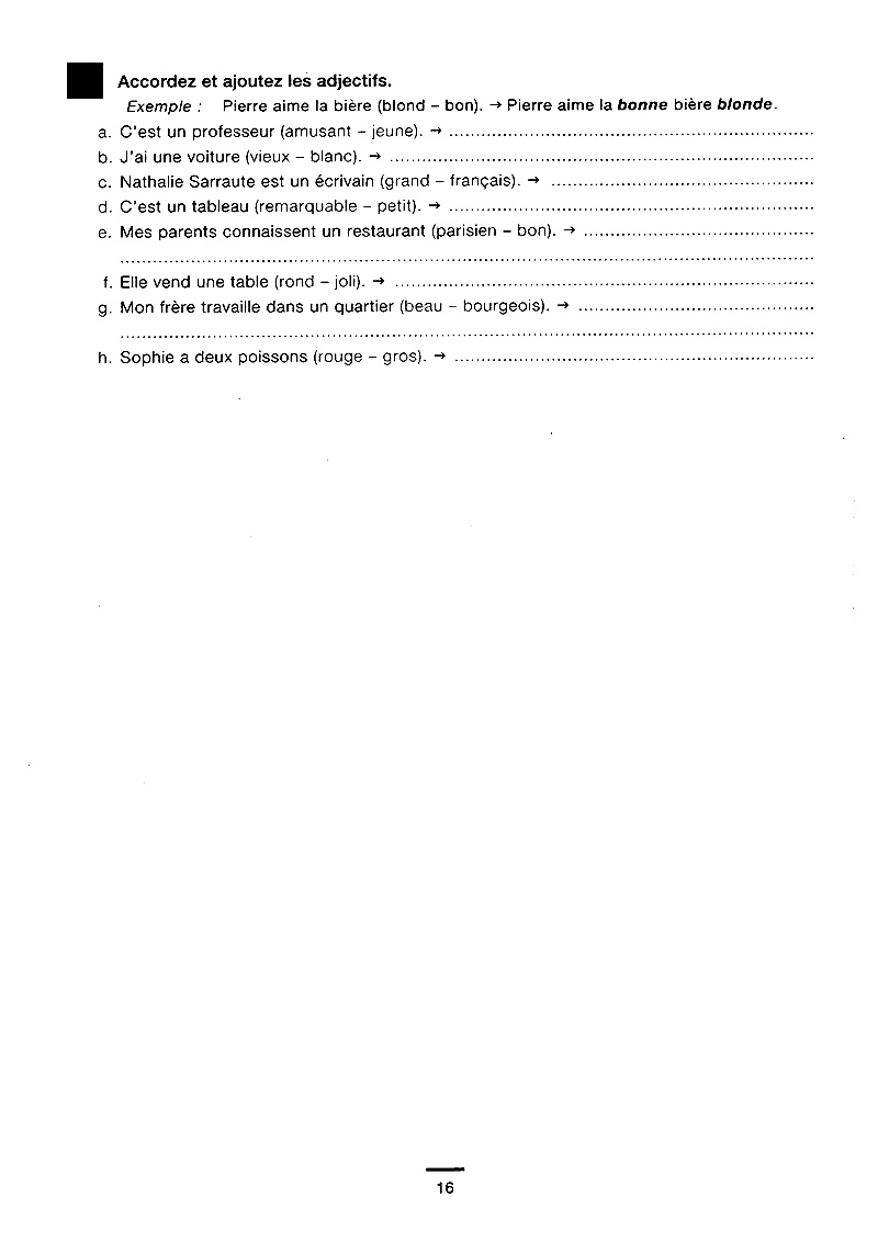 450 nouveaux exercices - grammaire (niveau débutant) - Ảnh 15