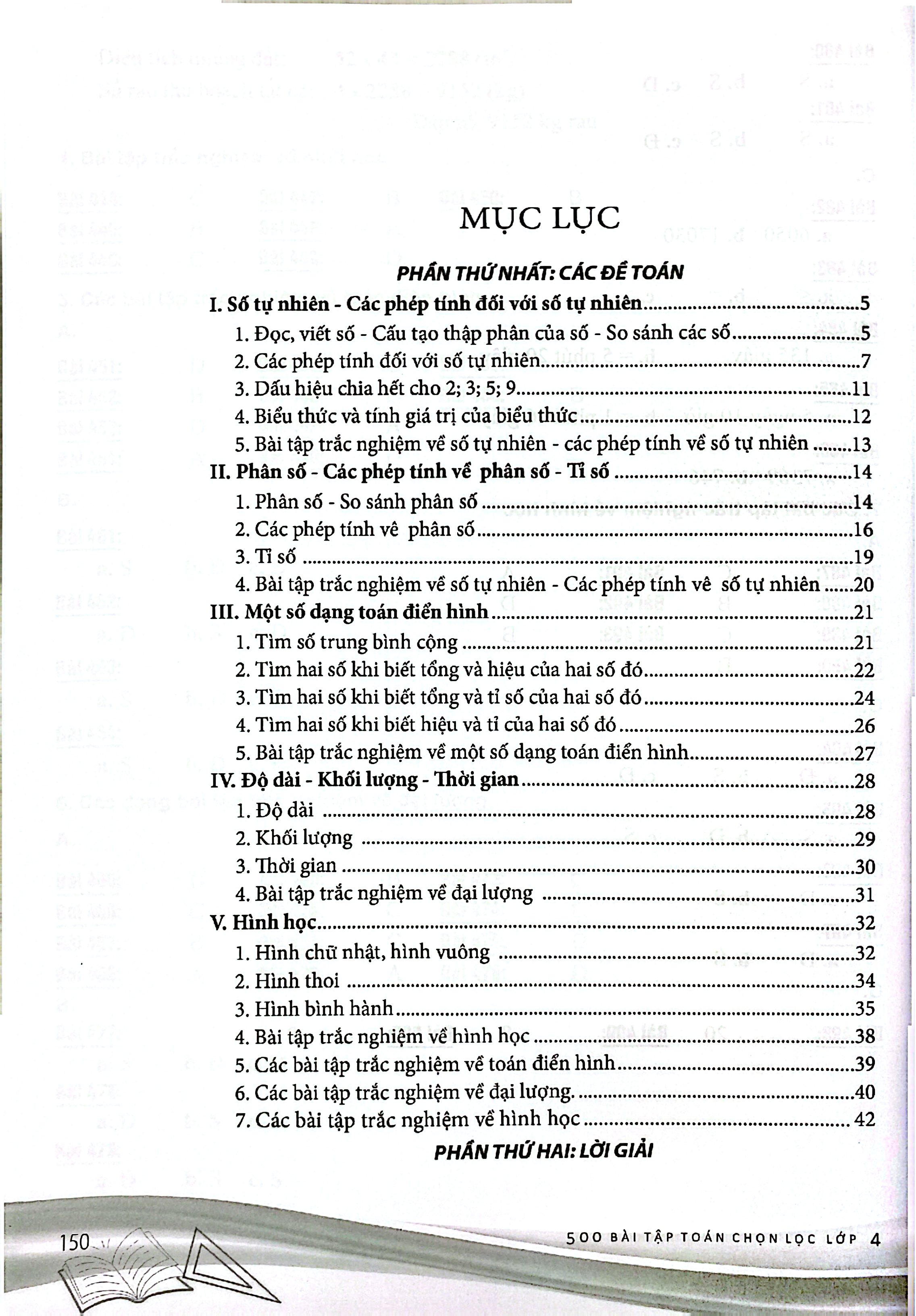 500 Bài Toán Chọn Lọc Cơ Bản Và Nâng Cao 4 - Bồi Dưỡng Học Sinh Khá, Giỏi - Ảnh 3