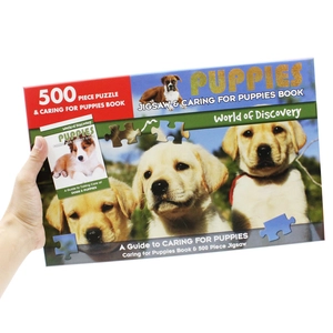5000 piece puzzle & caring for puppies book: puppies - Ảnh 6