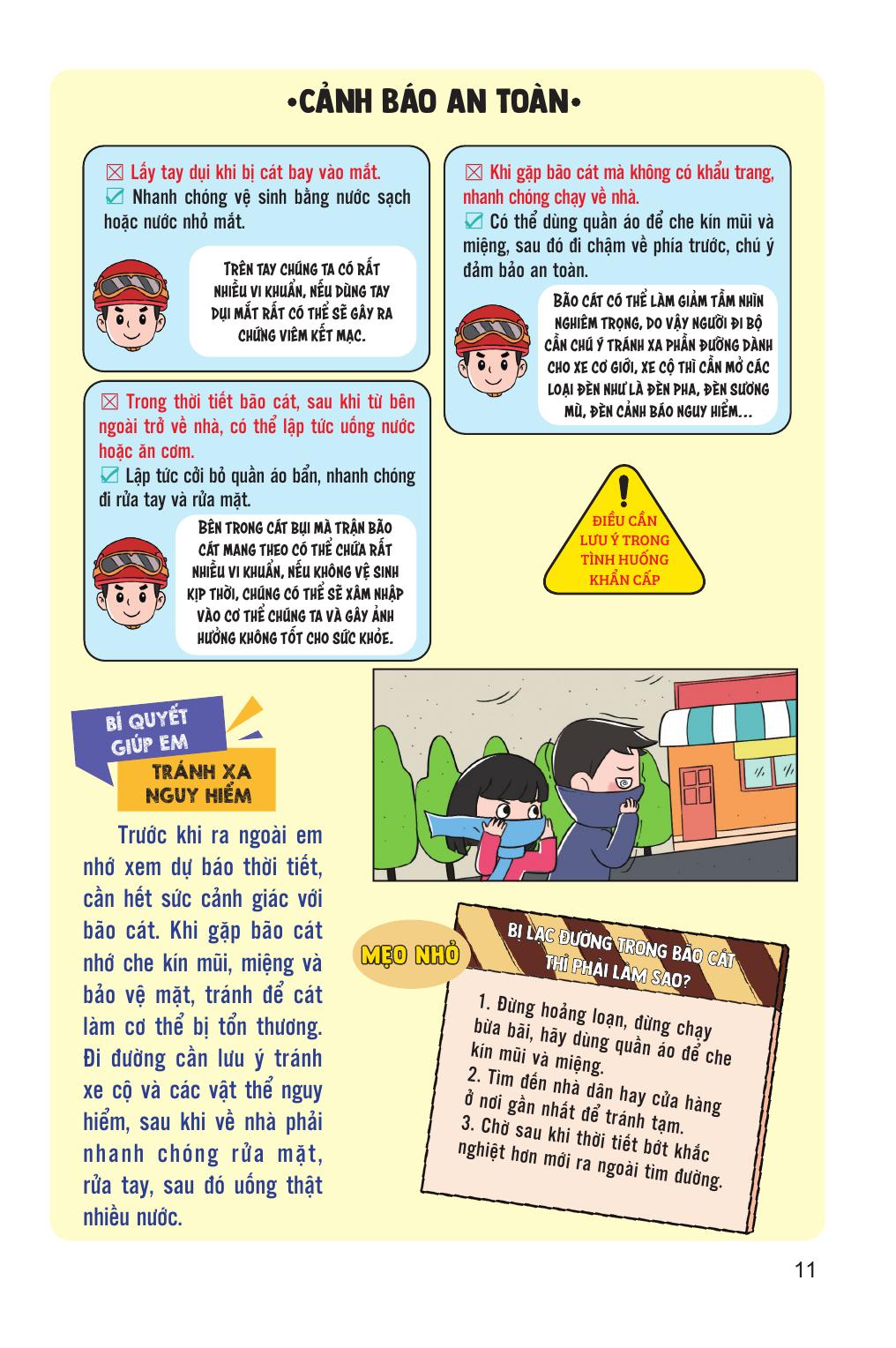 60 Bài Học Giúp Trẻ Tự Bảo Vệ Bản Thân - Ứng Phó Với Thiên Tai Và Tai Nạn Ngoài Ý Muốn - Ảnh 11
