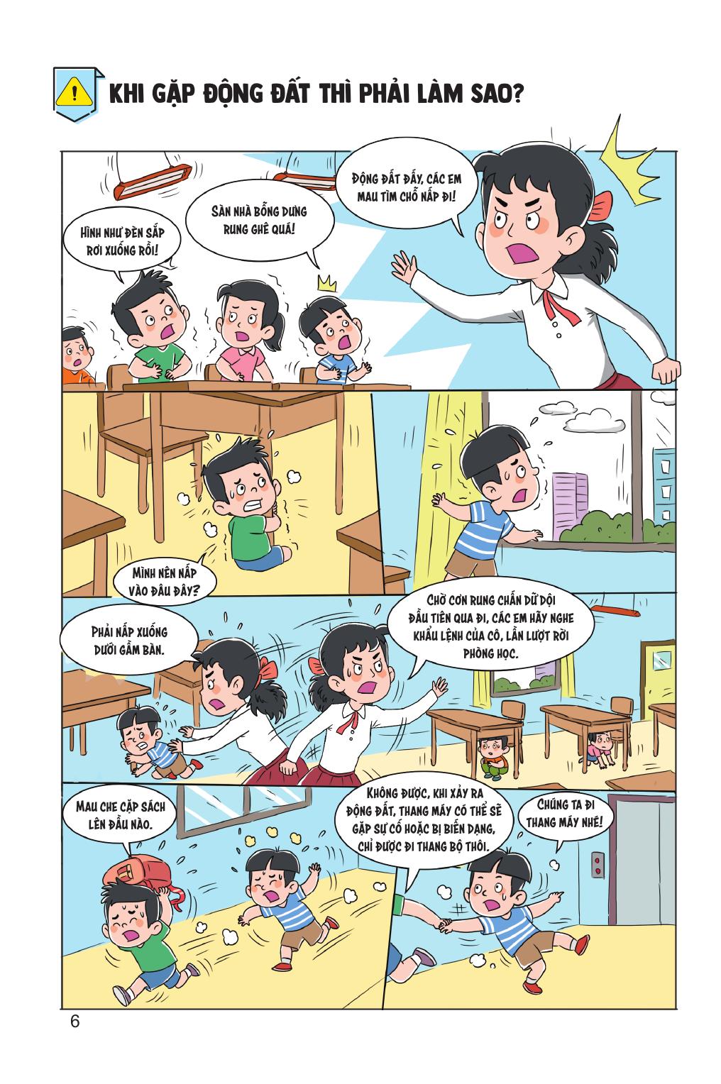 60 Bài Học Giúp Trẻ Tự Bảo Vệ Bản Thân - Ứng Phó Với Thiên Tai Và Tai Nạn Ngoài Ý Muốn - Ảnh 6