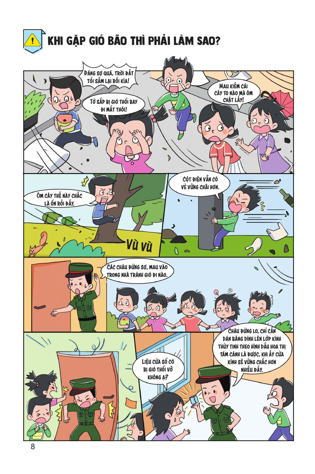 60 Bài Học Giúp Trẻ Tự Bảo Vệ Bản Thân - Ứng Phó Với Thiên Tai Và Tai Nạn Ngoài Ý Muốn - Ảnh 8