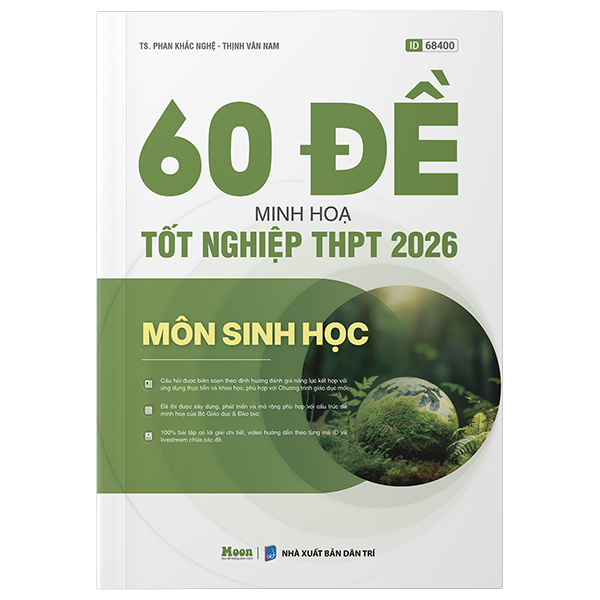60 Đề Minh Họa Tốt Nghiệp THPT 2026 - Môn Sinh Học