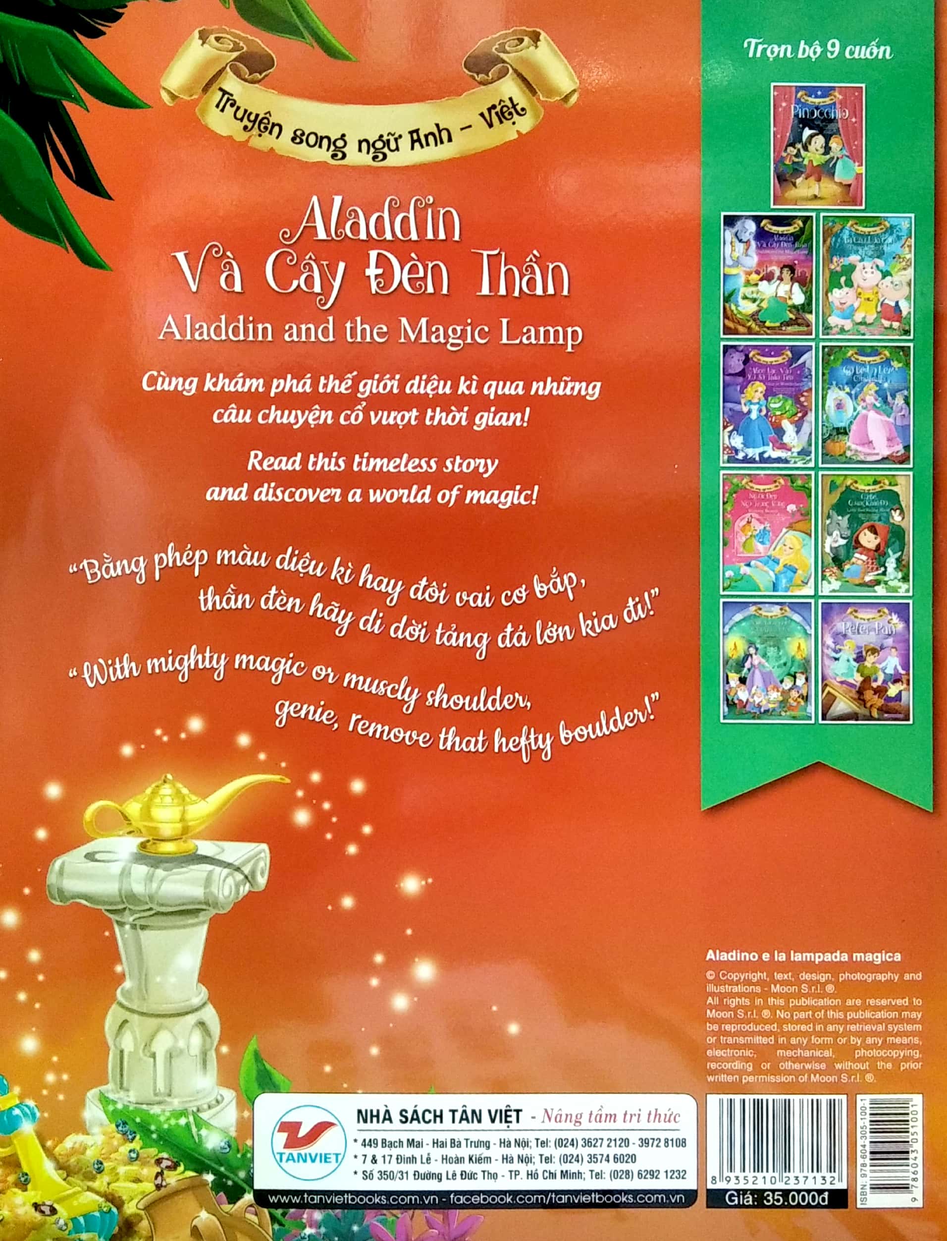 aladdin và cây đèn thần (song ngữ anh - việt) - Ảnh 6