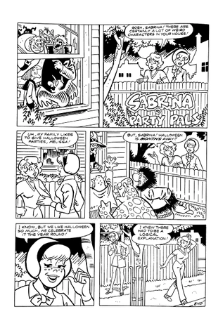 archie & sabrina's halloween coloring book - Ảnh 5