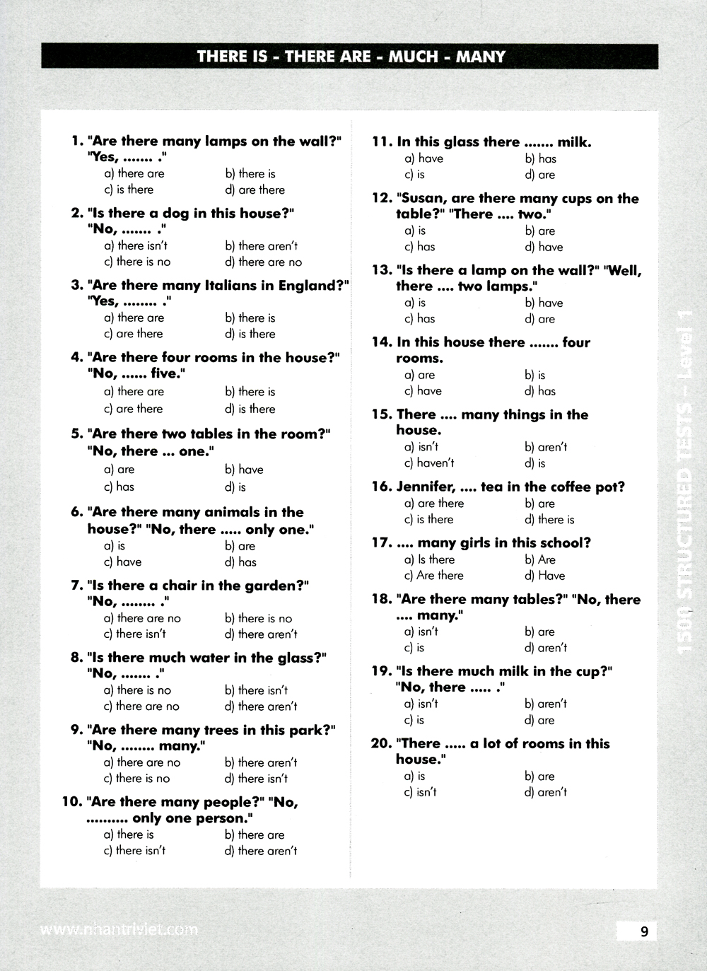 bộ 1500 structured tests level 1 - Ảnh 9