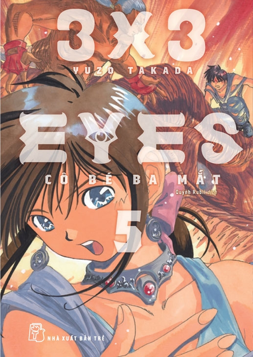 bộ 3x3 eyes - cô bé ba mắt - tập 5 - tặng kèm card giấy - Ảnh 2