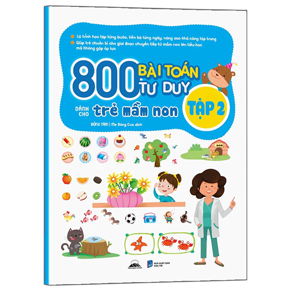 Bộ
						
										
										800 Bài Toán Tư Duy Dành Cho Trẻ Mầm Non - Tập 4 - Ảnh 3