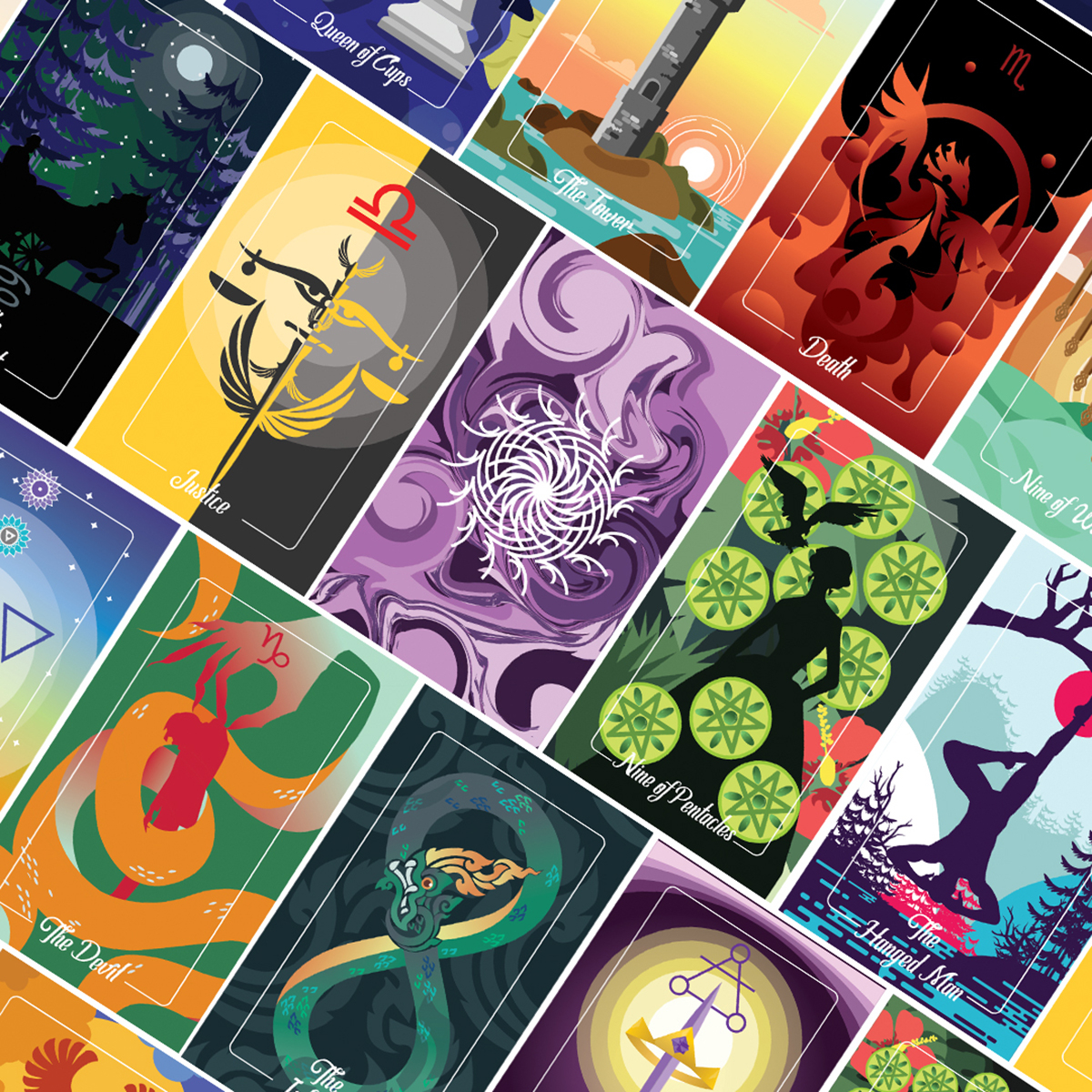 bộ bài deerℹs tarot - bộ bài & sách hướng dẫn - Ảnh 6