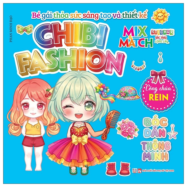 Bộ Bé Gái Thỏa Sức Sáng Tạo Và Thiết Kế - Chibi Fashion - Công Chúa Nana - Ảnh 4