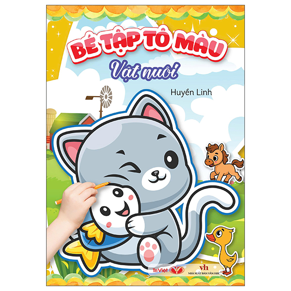 Bộ Bé Tập Tô Màu - Vật Nuôi