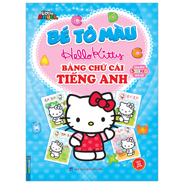 Bộ Bé Tô Màu Hello Kitty - Bảng Chữ Cái Tiếng Anh