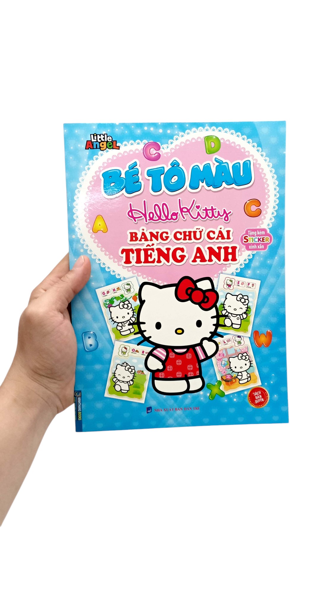 Bộ Bé Tô Màu Hello Kitty - Bảng Chữ Cái Tiếng Anh - Ảnh 7