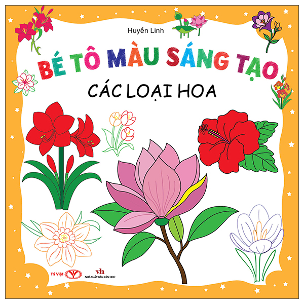 Bộ Bé Tô Màu Sáng Tạo - Các Loại Hoa - Ảnh 2