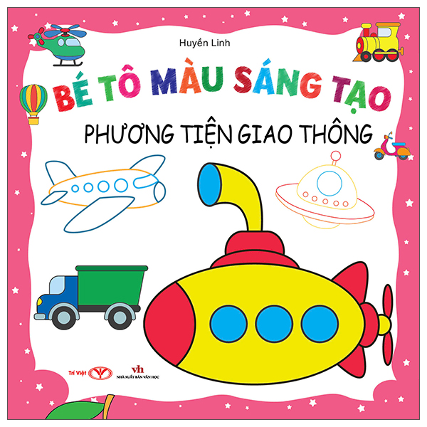 Bộ Bé Tô Màu Sáng Tạo - Phương Tiện Giao Thông - Ảnh 7