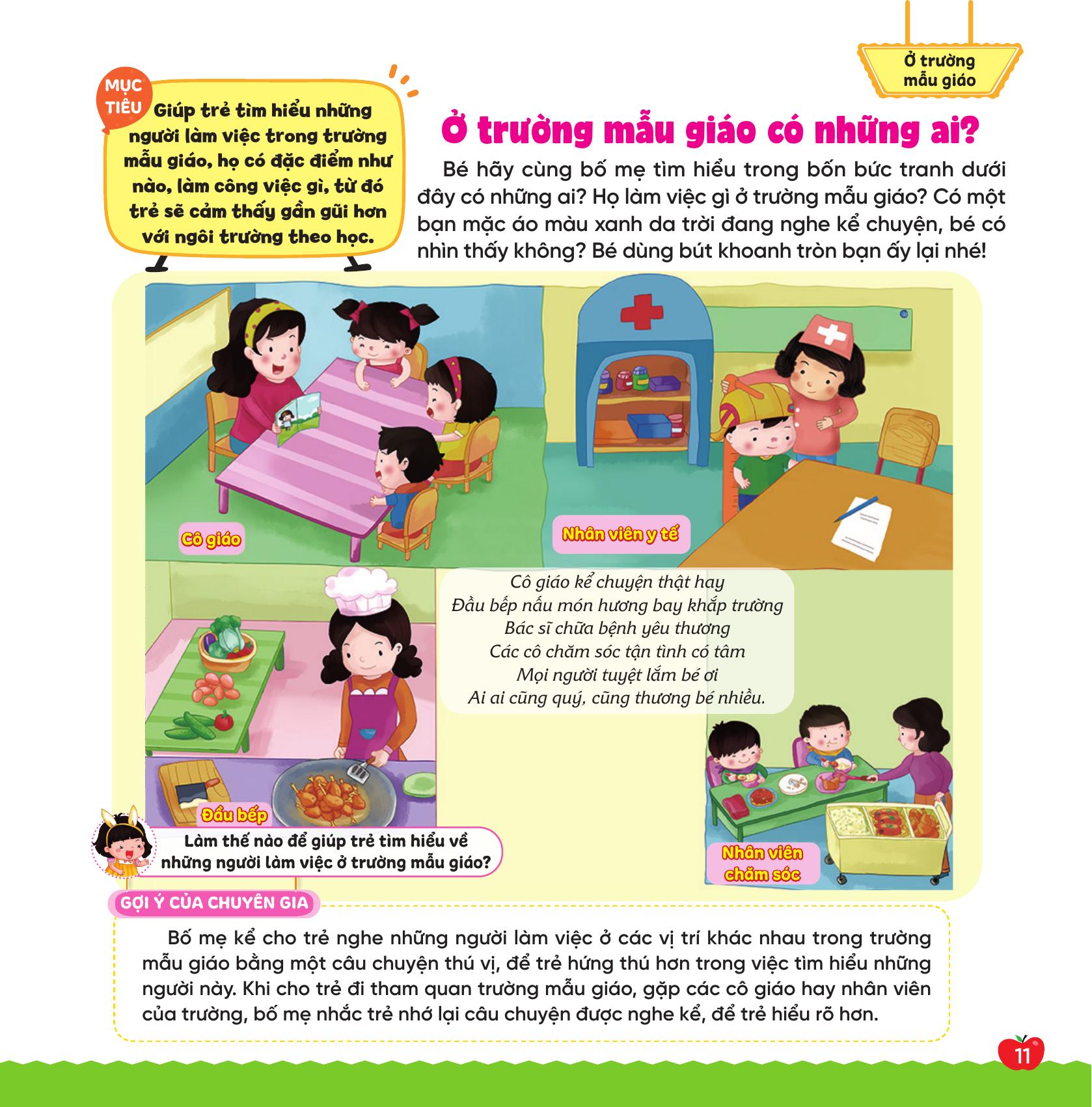 Bộ Bé Vào Mẫu Giáo - Những Kỹ Năng Nhỏ Cho Ngày Đến Lớp - Ảnh 11