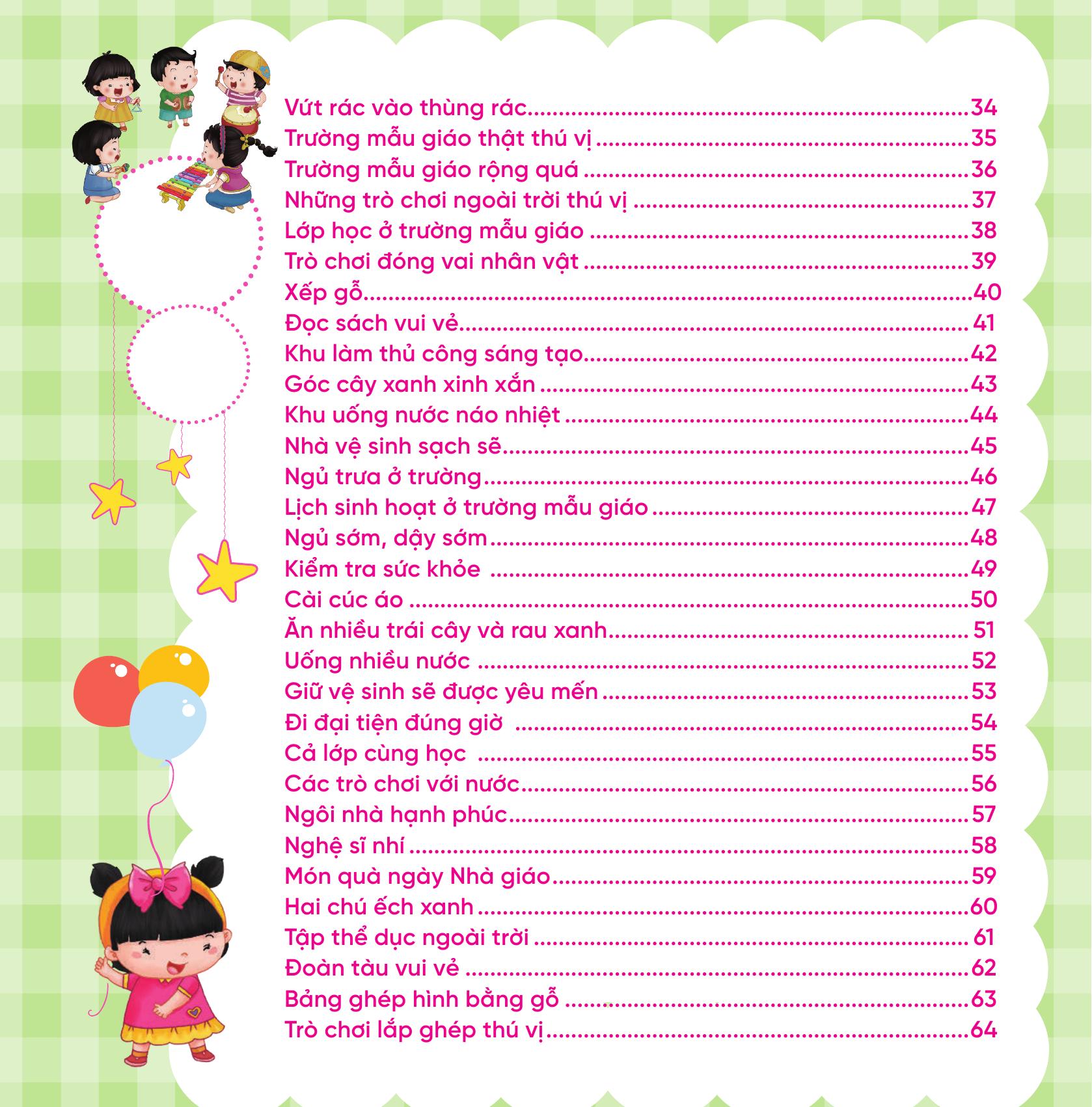 Bộ Bé Vào Mẫu Giáo - Những Kỹ Năng Nhỏ Cho Ngày Đến Lớp - Ảnh 4