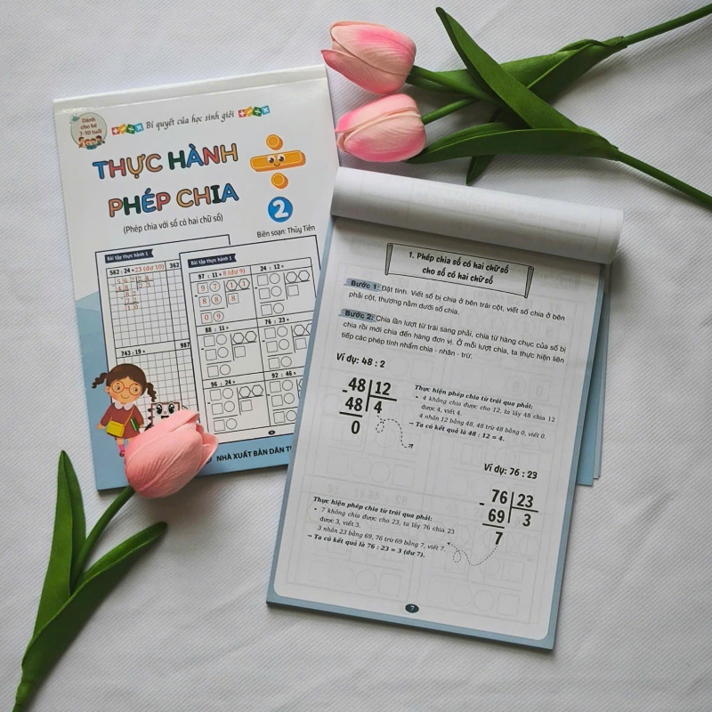 Bộ Bí Quyết Của Học Sinh Giỏi - Thực Hành Phép Chia - Tập 2 - Phép Chia Với Số Có Hai Chữ Số - Dành Cho Bé 7-10 Tuổi - Ảnh 7