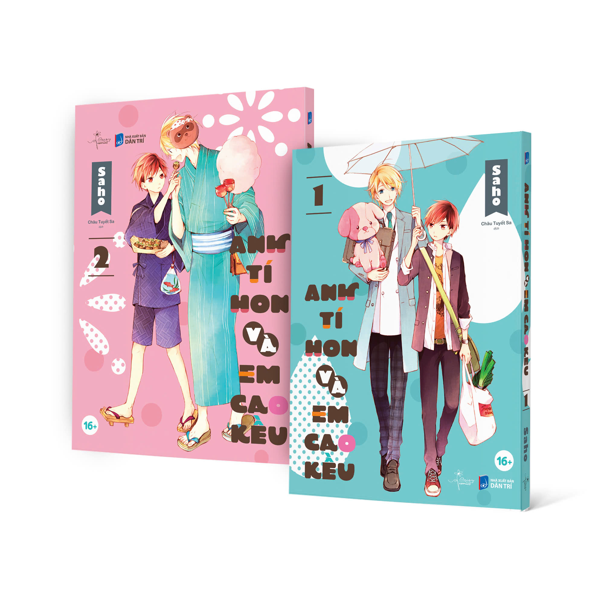 Bo
						
										
										Bo Manga - Anh Ti Hon Va Em Cao Keu - Tap 1 + Tap 2 (Bo 2 Tap) - Ban Dac Biet - Tang Kem Sticker Tem + Bookmark Thom - Ảnh 2