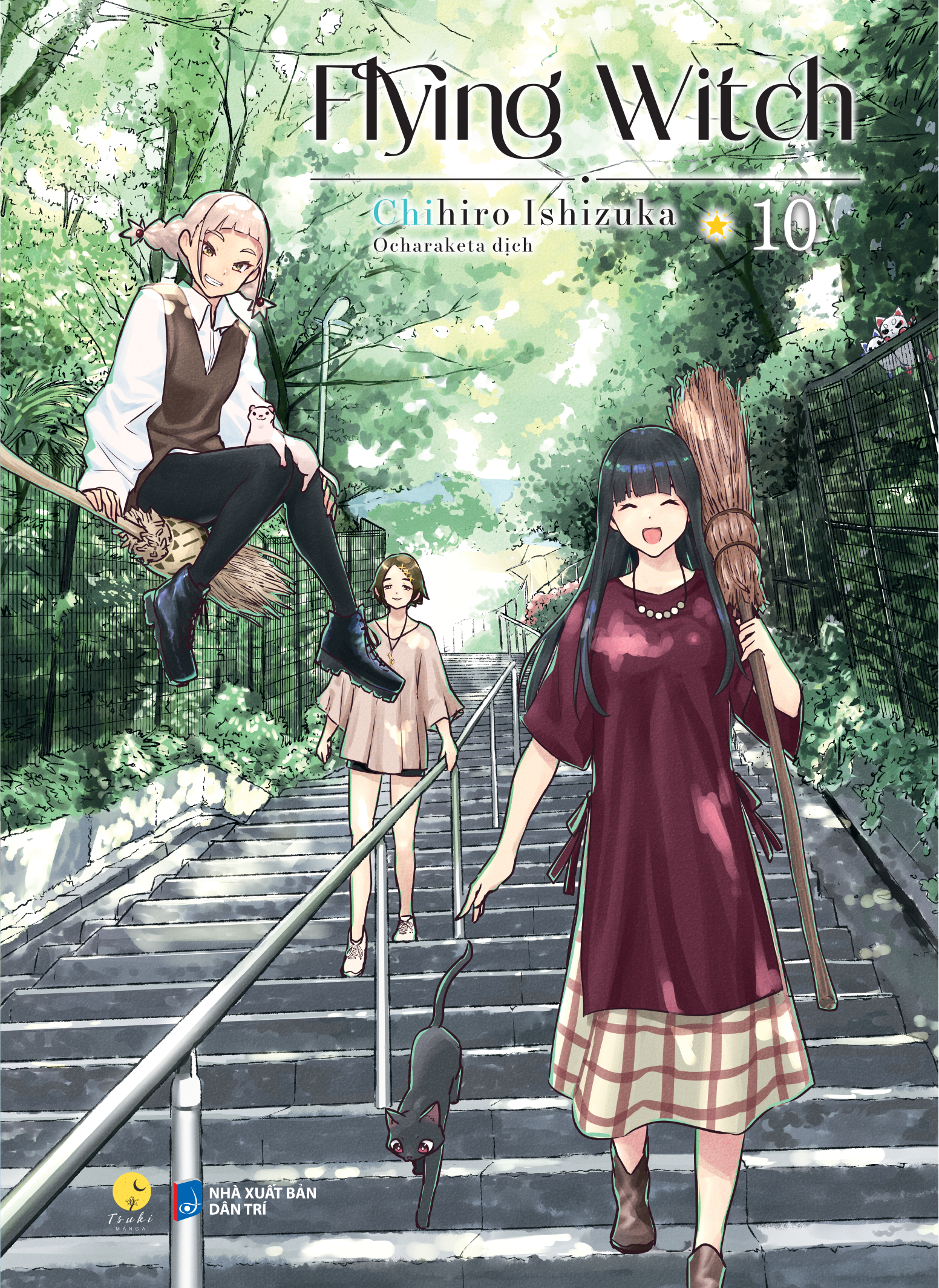 Bộ Bộ Manga - Flying Witch - Tập 10 + Tập 11 (Bộ 2 Tập) - Bản Đặc Biệt - Tặng Kèm Postcard Bồi Cứng - Ảnh 2