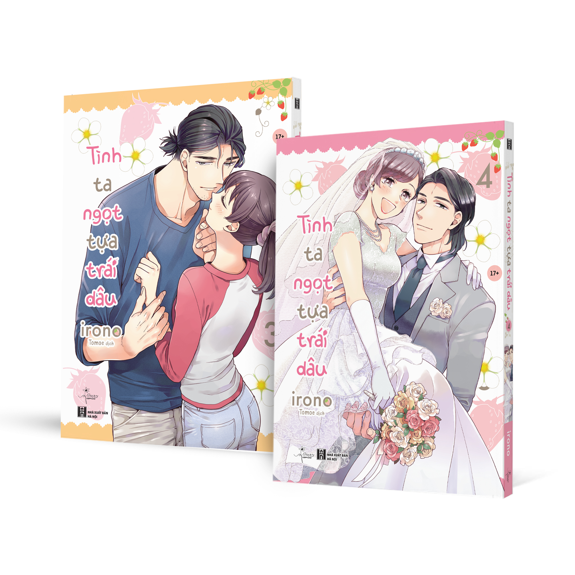 Bộ Bộ Manga - Tình Ta Ngọt Tựa Trái Dâu - Tập 3 + Tập 4 (Bộ 2 Tập) - Tặng Kèm Postcard - Ảnh 2