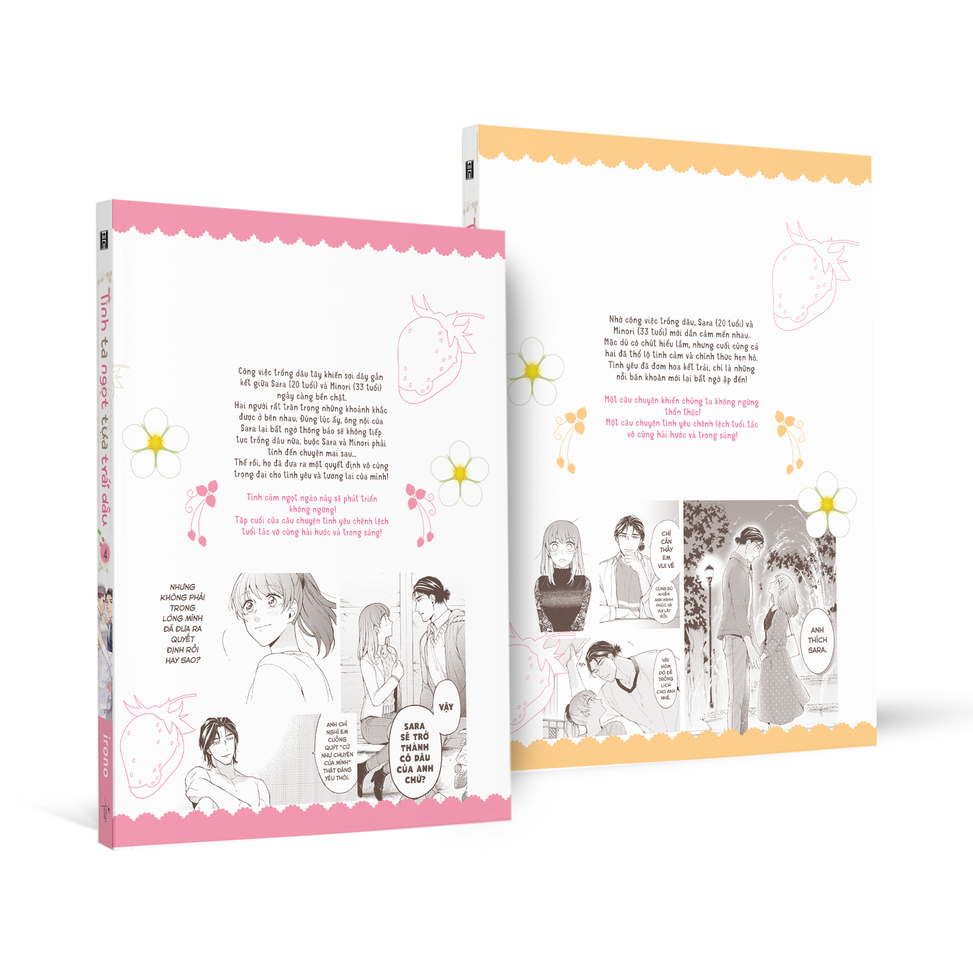 Bộ Bộ Manga - Tình Ta Ngọt Tựa Trái Dâu - Tập 3 + Tập 4 (Bộ 2 Tập) - Tặng Kèm Postcard - Ảnh 3