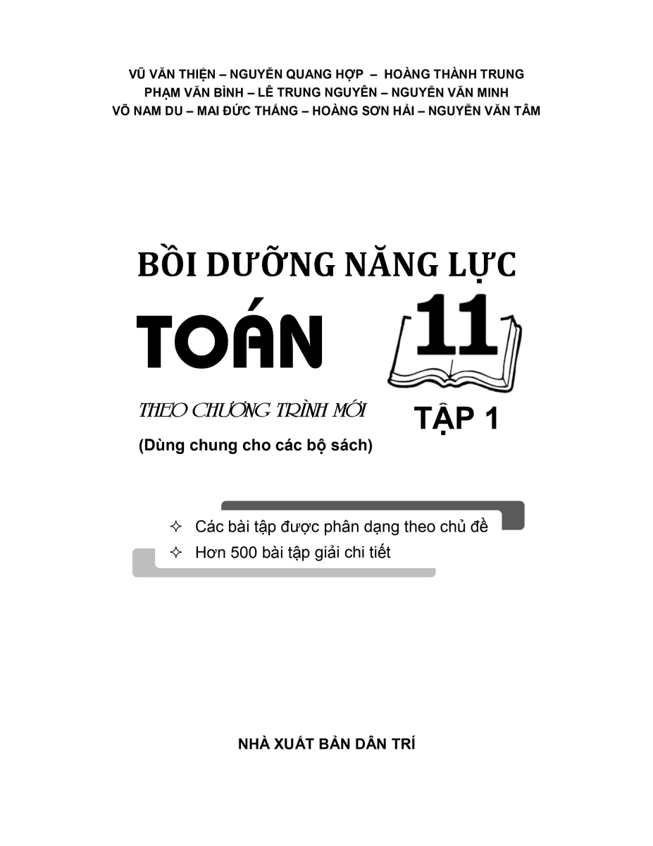 Bo
						
										
										Boi Duong Nang Luc Toan 11 - Tap 1 - Ảnh 3