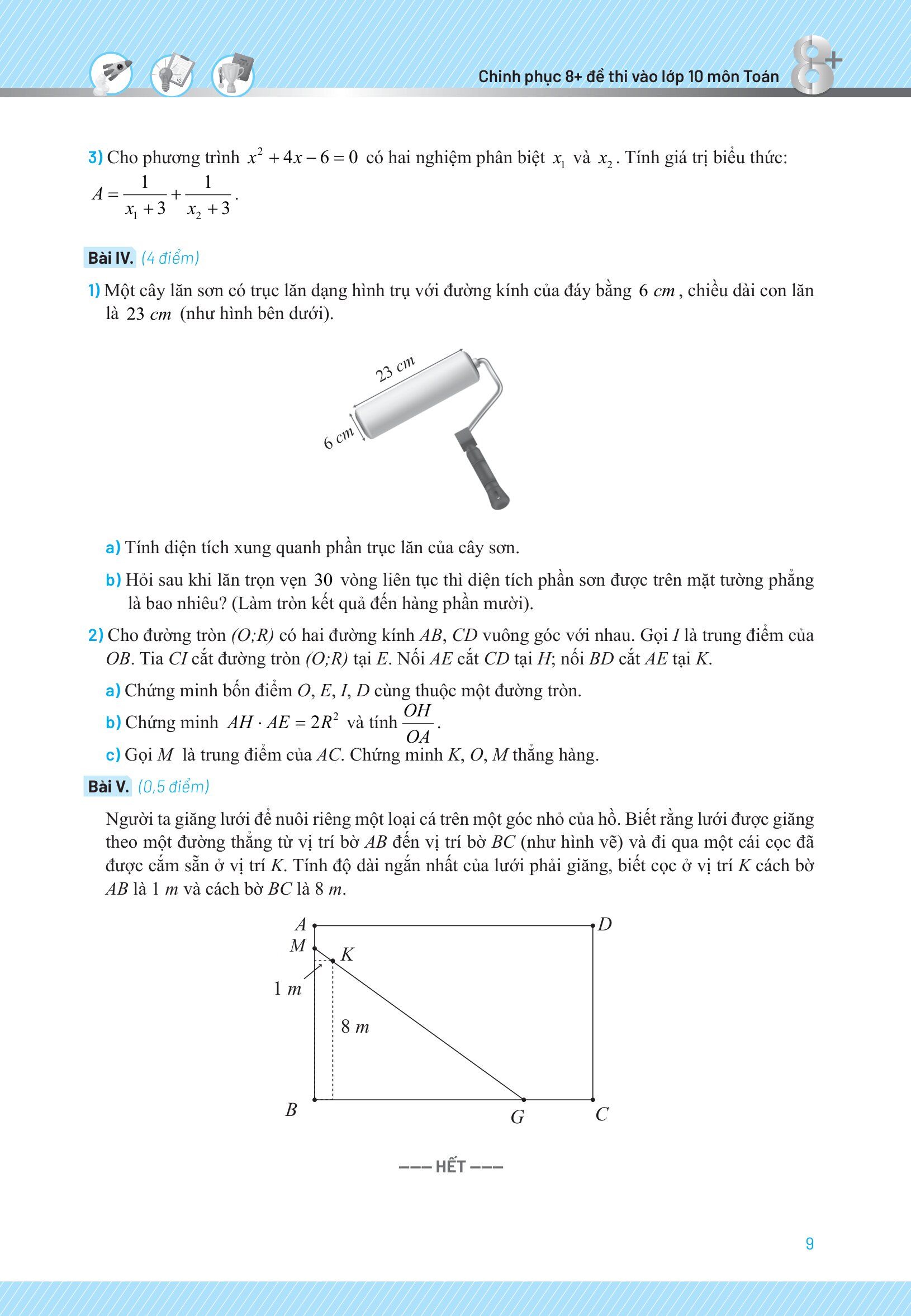 Bộ Chinh Phục 8+ Đề Thi Vào Lớp 10 - Môn Toán - Ảnh 16