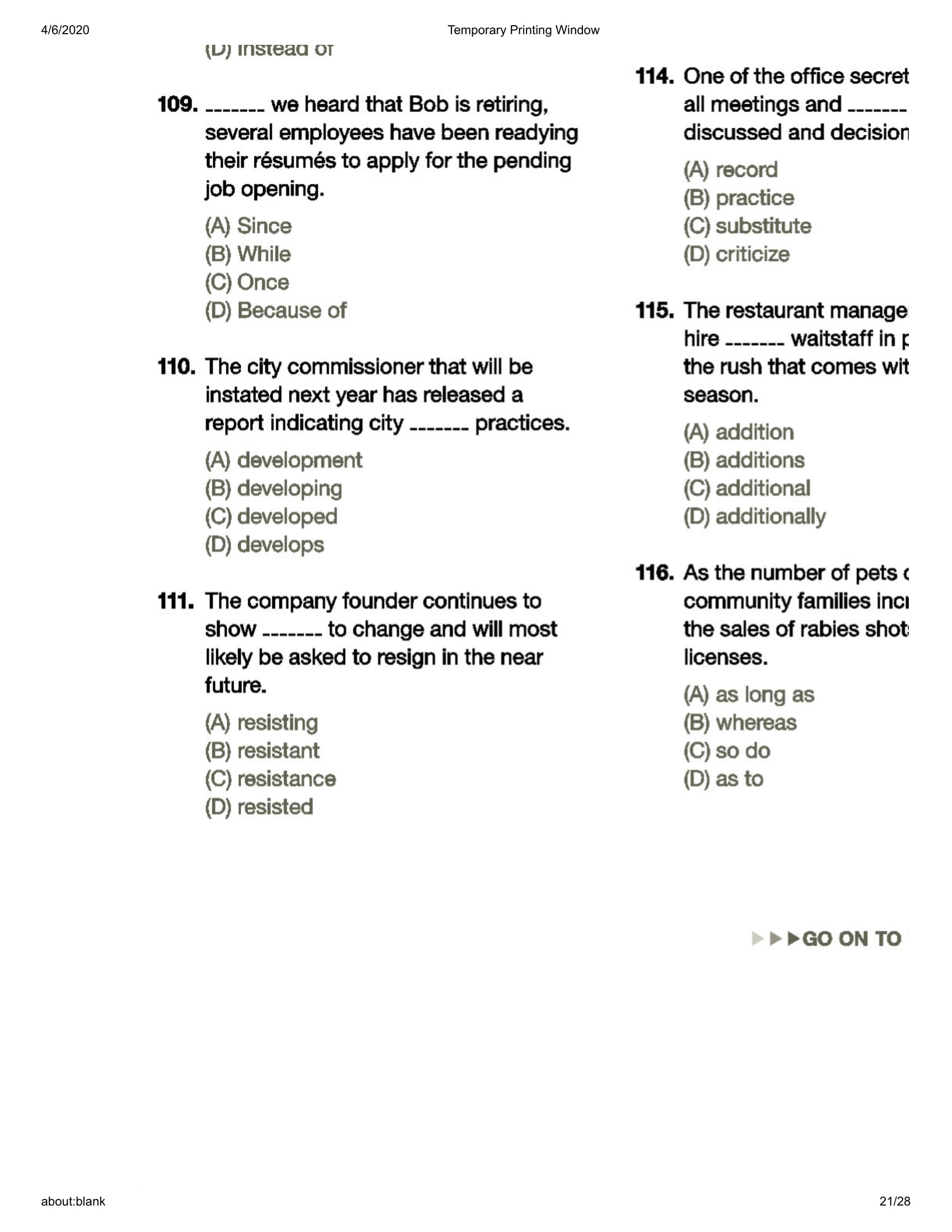 bộ comprehensive toeic training 1000 practice test items (vol 2) - kèm cd - Ảnh 22