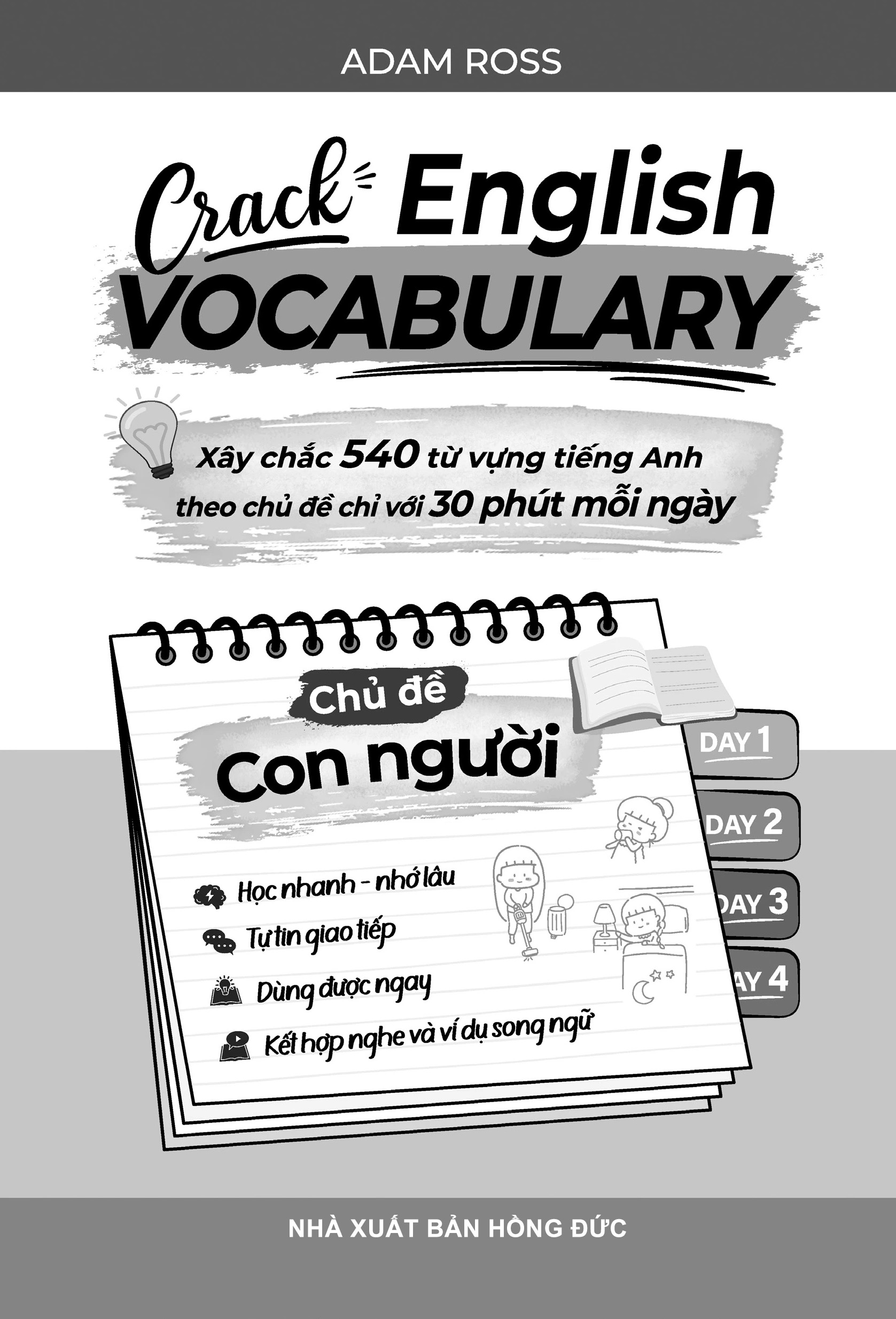 Bộ Crack English Vocabulary - Xây Chắc 540 Từ Vựng Tiếng Anh Theo Chủ Đề Chỉ Với 30 Phút Mỗi Ngày - Chủ Đề Con Người - Ảnh 2
