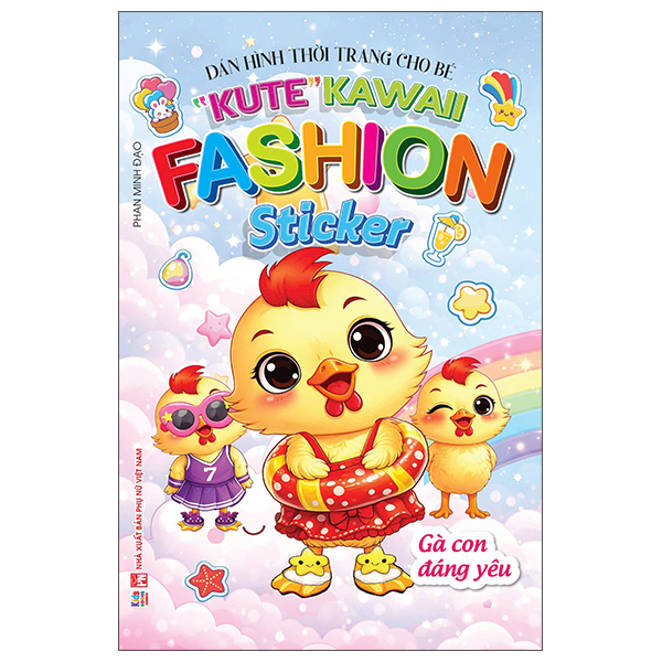 Bộ Dán Hình Thời Trang Cho Bé - "Kute" Kawaii Fashion Sticker - Mèo Con Xinh Xắn - Ảnh 2