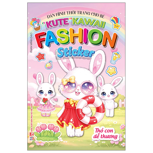 Bộ Dán Hình Thời Trang Cho Bé - "Kute" Kawaii Fashion Sticker - Mèo Con Xinh Xắn - Ảnh 4