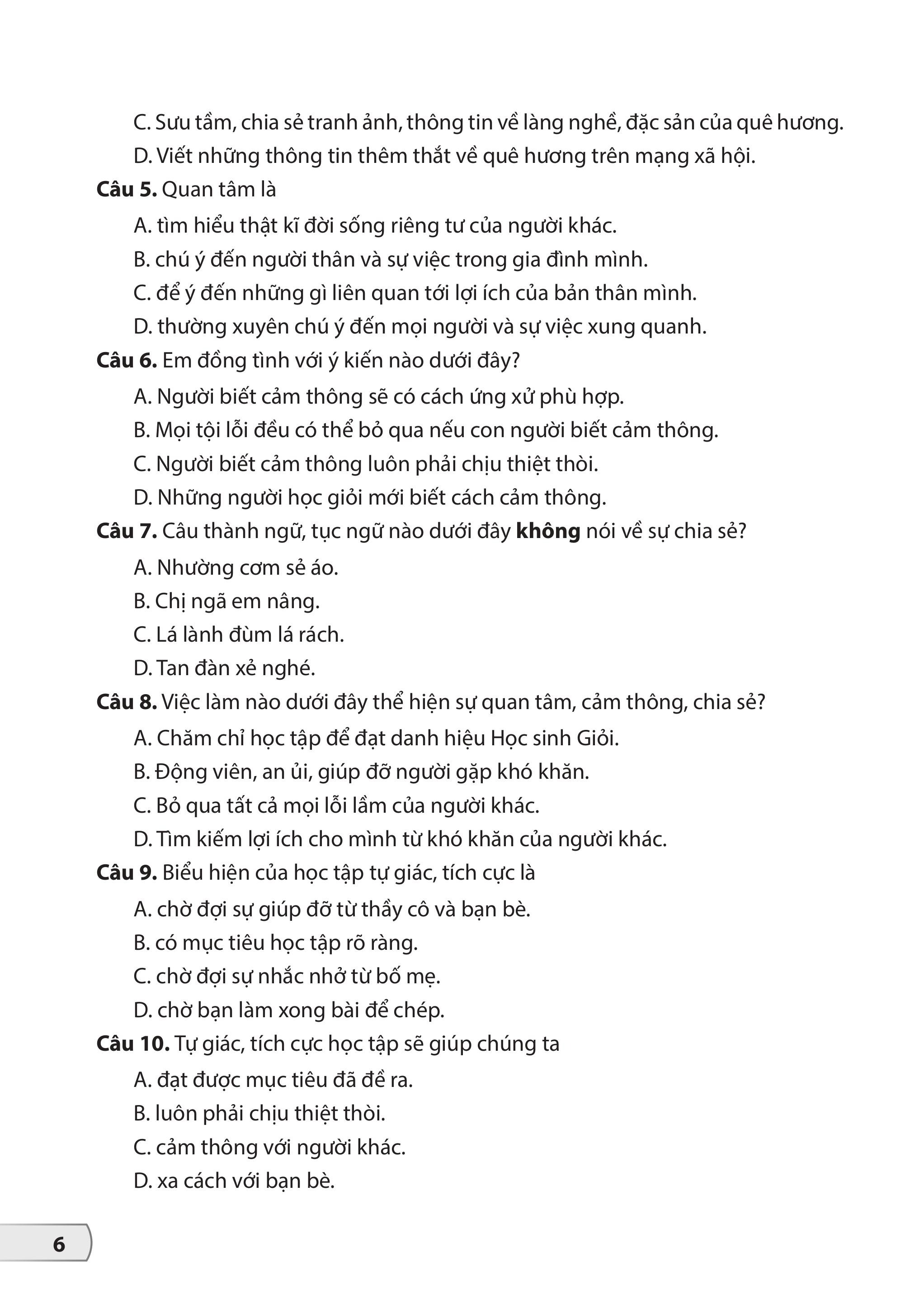 Bộ Đề Kiểm Tra, Đánh Giá Giáo Dục Công Dân 7 - Ảnh 8