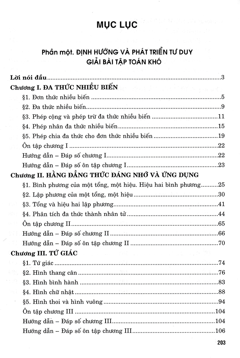 bộ định hướng và phát triển tư duy giải bài tập toán khó lớp 8 - tập 1 - Ảnh 6