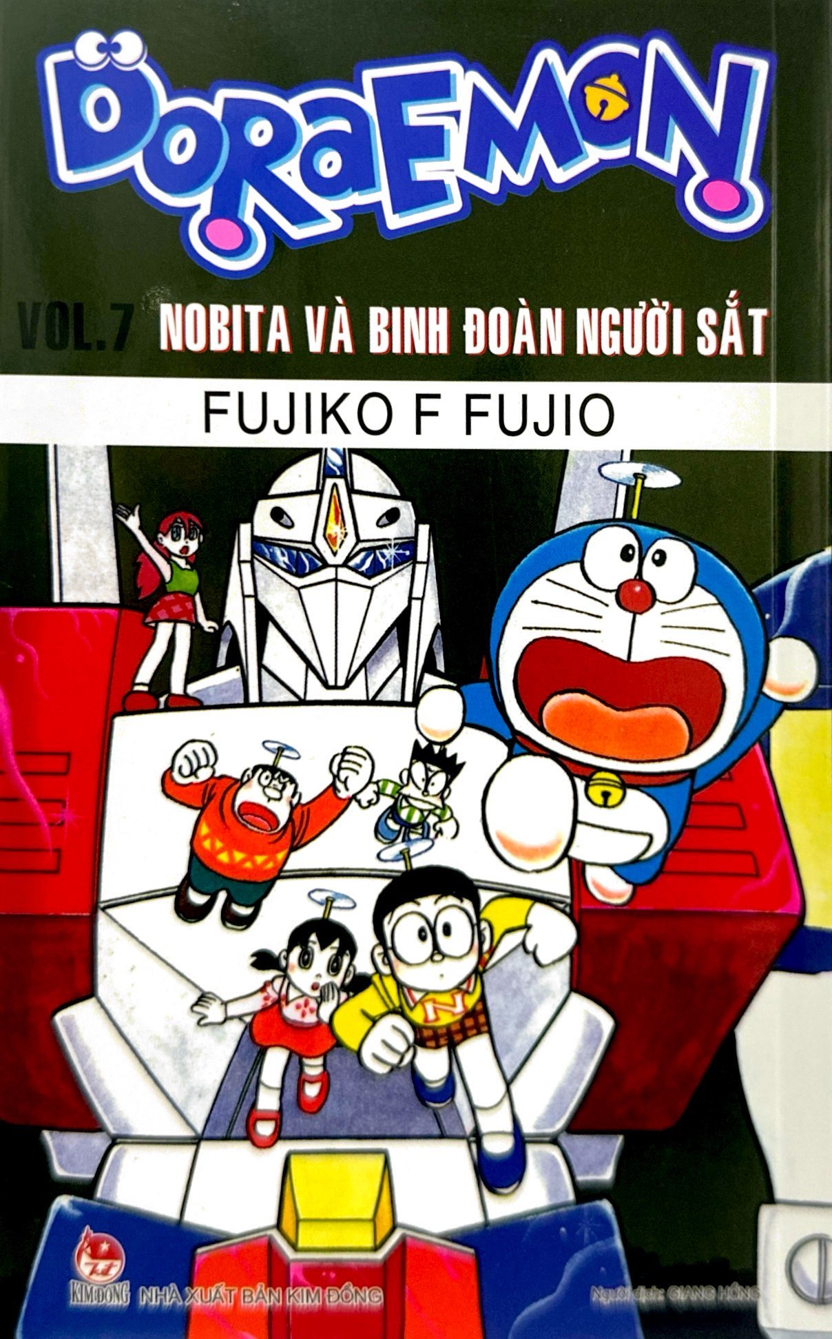 bộ doraemon - truyện dài - tập 7 - nobita và binh đoàn người sắt (tái bản 2023) - Ảnh 2