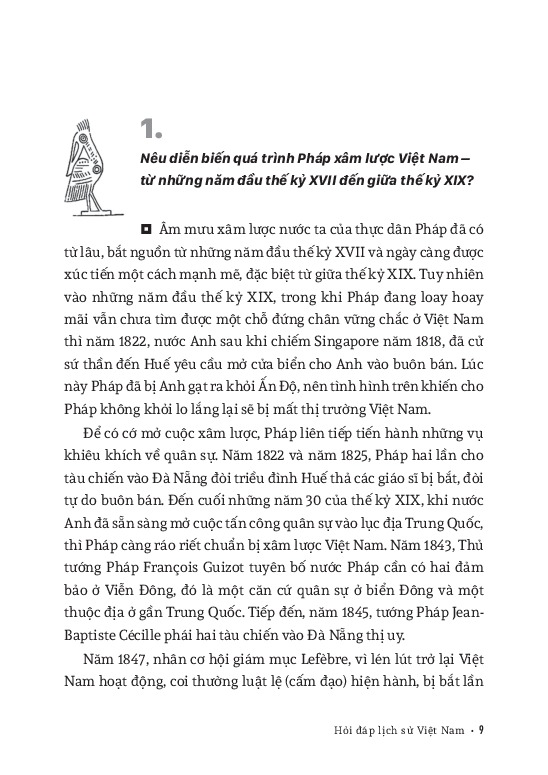 Bộ Hỏi Đáp Lịch Sử Việt Nam - Tập 4 - Cuộc Kháng Chiến Chống Pháp Lần Thứ Nhất (1858-Cuối Thế Kỉ XIX) - Ảnh 3