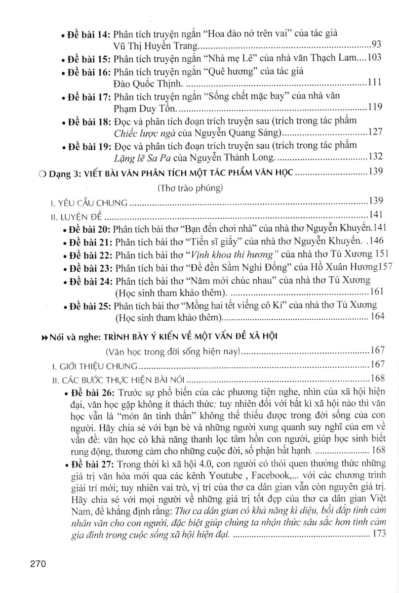 bộ hướng dẫn viết, nói và nghe các dạng văn lớp 8 - tập 2 (dùng chung cho các bộ sgk hiện hành) - Ảnh 5