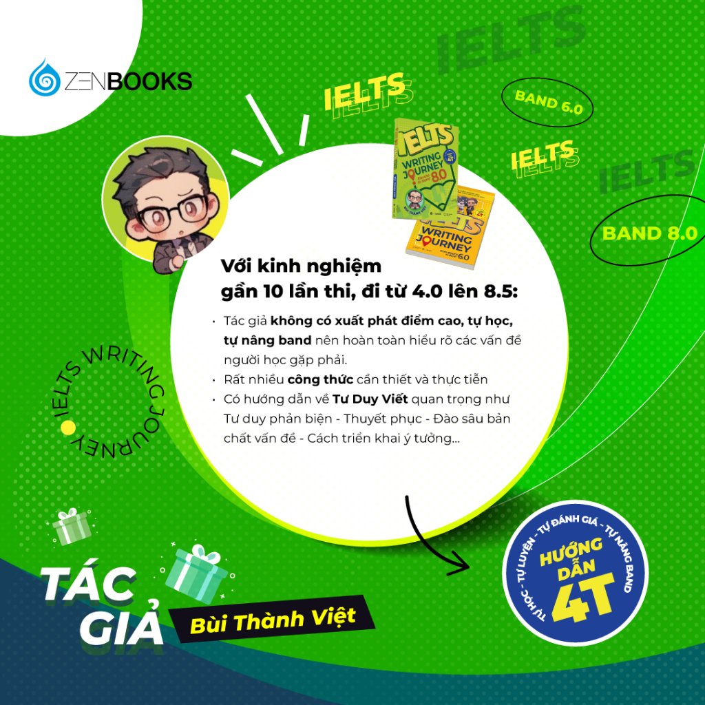 bộ ielts writing journey - elevate to band 8.0 - Ảnh 6
