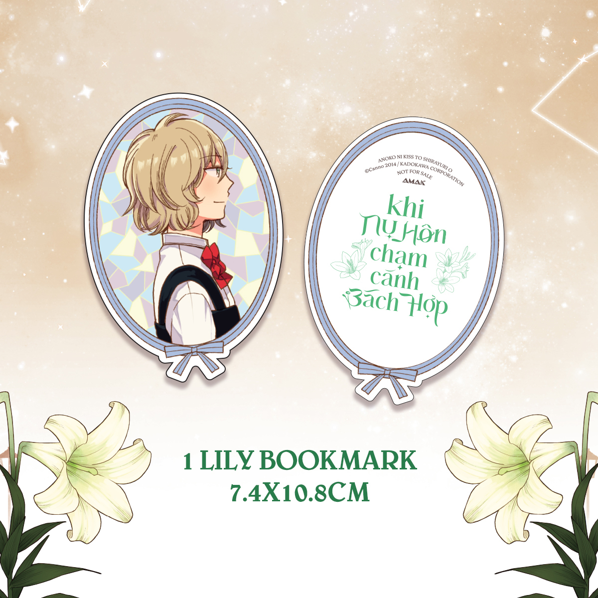 Bộ Khi Nụ Hôn Chạm Cánh Bách Hợp - Tập 2 - Tặng Kèm Lily Bookmark + Set 4 Card Nhân Vật “Blooming Hearts” - Ảnh 3