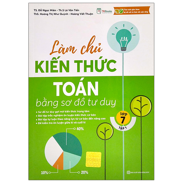 bộ làm chủ kiến thức toán bằng sơ đồ tư duy lớp 7 - tập 1