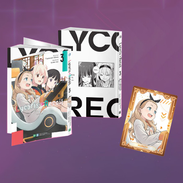 Bộ Lycoris Recoil - Tập 3 - Bản Đặc Biệt - Tặng Kèm Card Nhân Vật