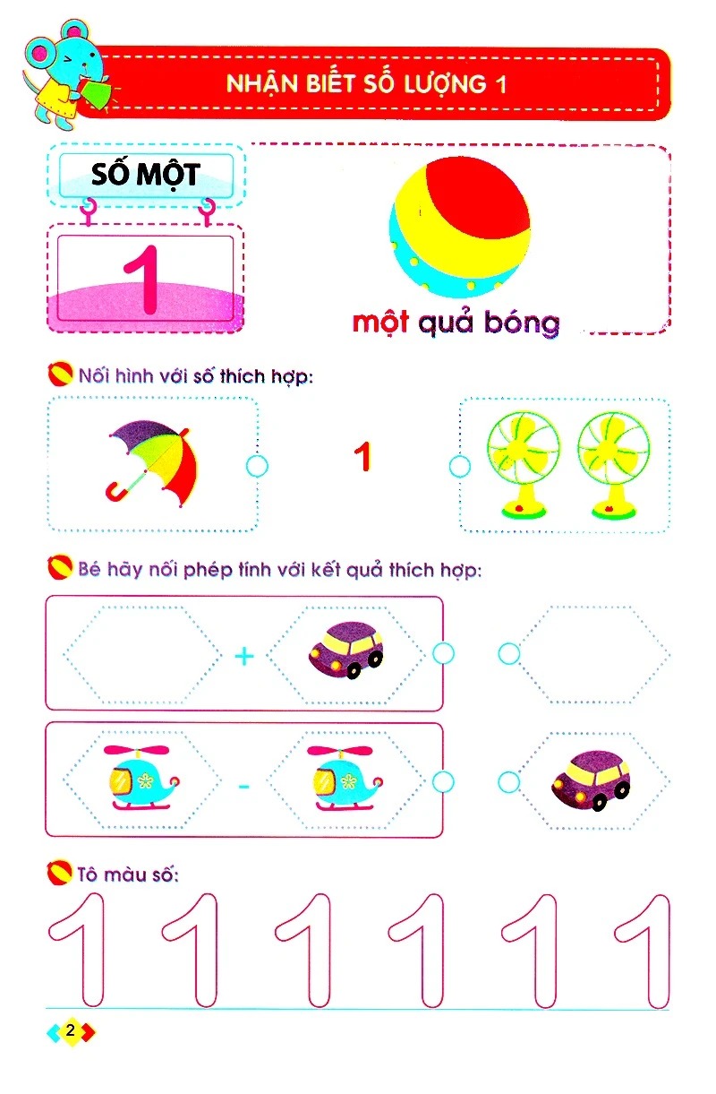 Bộ Mai Em Vào Lớp 1 - Vở Bé Làm Quen Với Toán - Dành Cho Trẻ Mẫu Giáo (Tái Bản 2026) - Ảnh 2