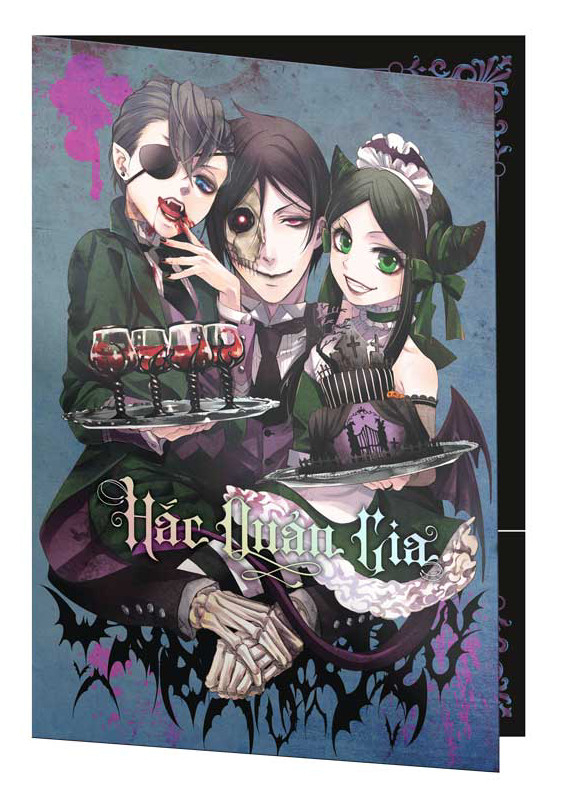 bộ manga hắc quản gia - tập 19 + tập 20 (bộ 2 cuốn) - tặng kèm 2 black card + kẹp file “the wizard” - Ảnh 6