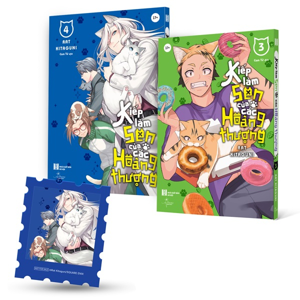 Bộ Manga - Kiếp Làm Sen Của Các Hoàng Thượng - Tập 3 + Tập 4 (Bộ 2 Cuốn) - Tặng Kèm Sticker Tem