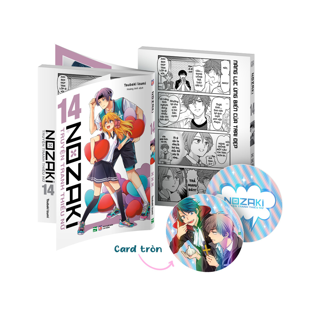 Bộ Nozaki & Truyện Tranh Thiếu Nữ - Tập 14 - Bản Đặc Biệt - Tặng Kèm Card Tròn - Ảnh 2