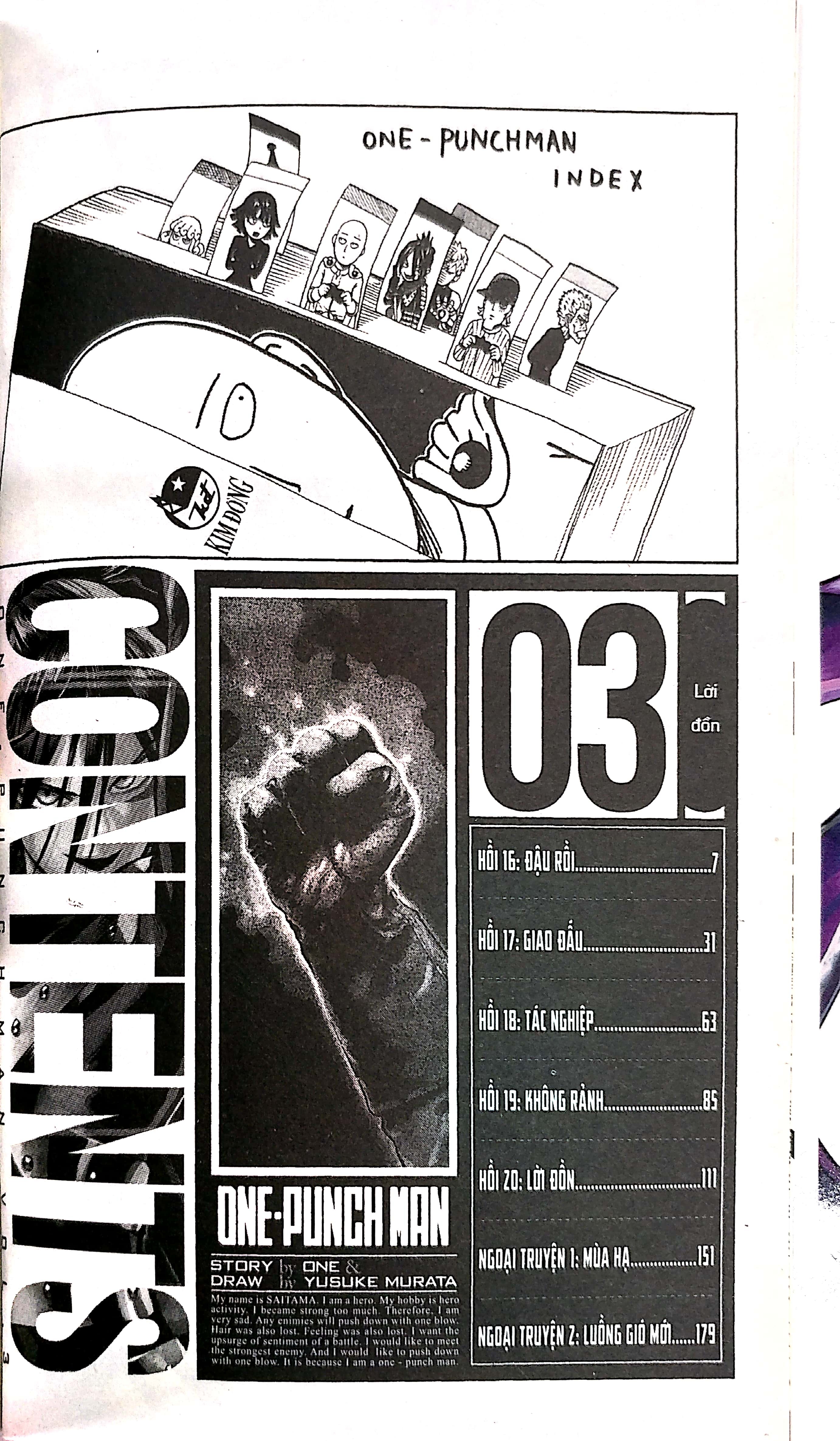 Bộ One-Punch Man - Tập 3 - Lời Đồn (Tái Bản 2025) - Ảnh 3