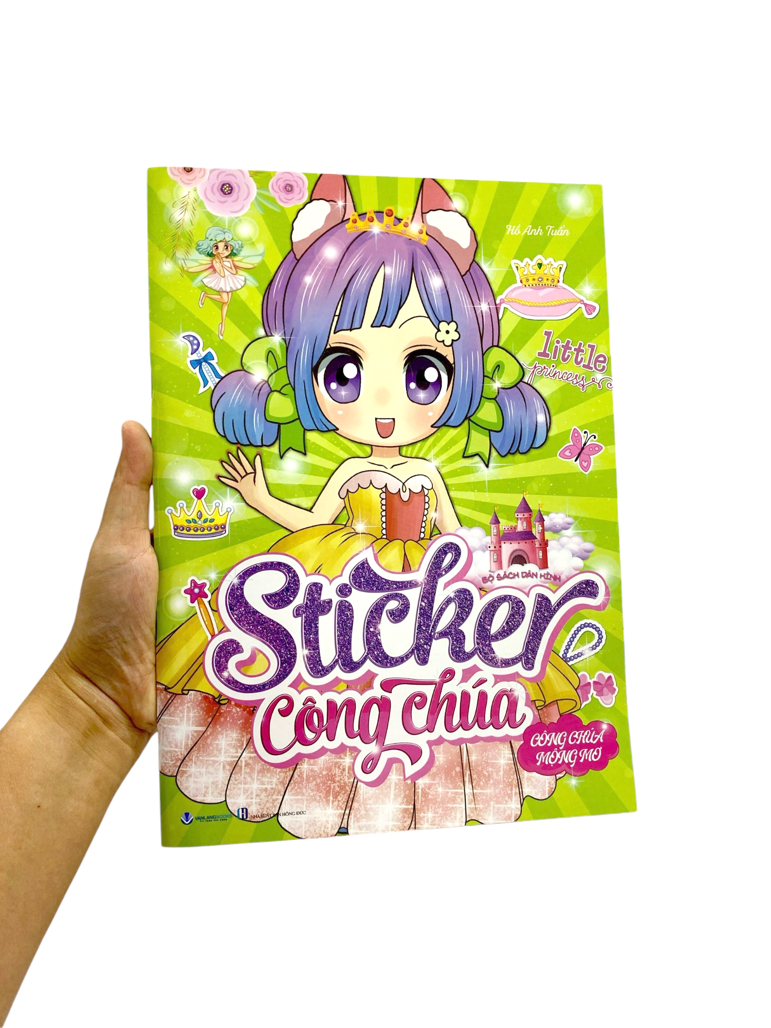 bộ sách dán hình - sticker công chúa - công chúa mộng mơ - Ảnh 7